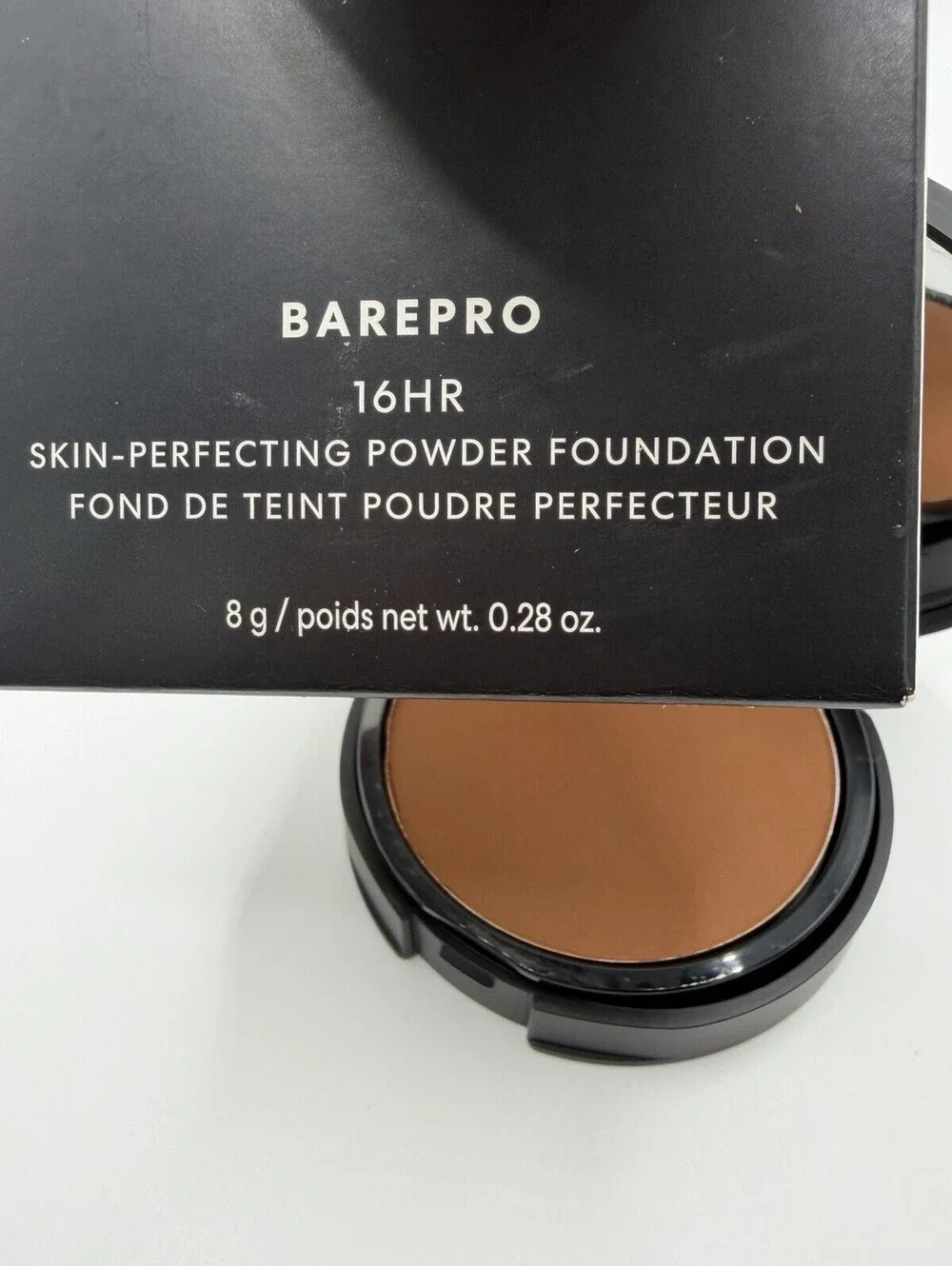 bareMinerals BAREPRO 16HR Powder Foundation Deep 55 Neutral 8g New In Box